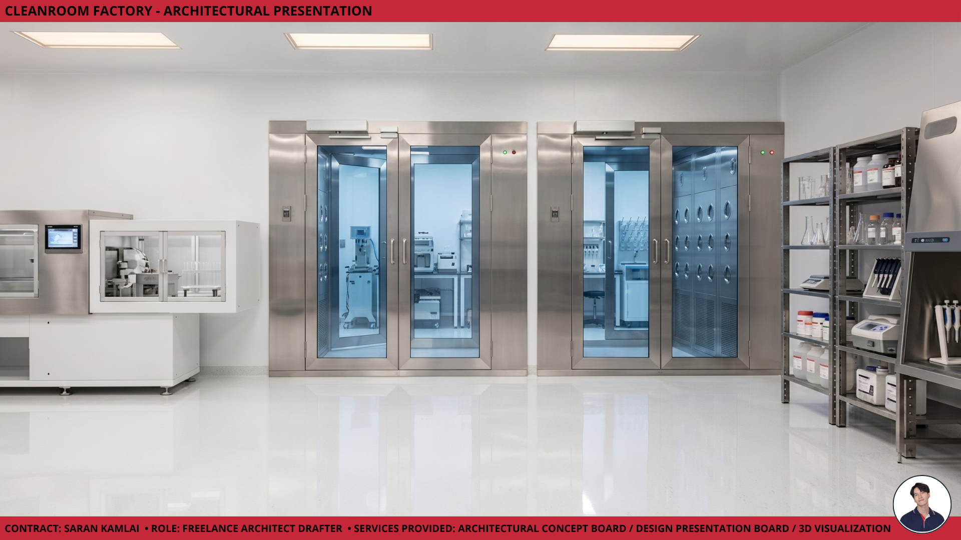 Cleanroom Factory — Entry Zone